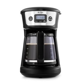 Mr. Coffee 12-Cup Programmable Coffee Maker - Black/Stainless Steel