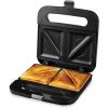 OVENTE Electric Sandwich Maker, Non-Stick Plates, Indicator Lights, Cool Touch Handle, Cooking Breakfast, Grilled Cheese, Tuna Melts and Snacks, New-B