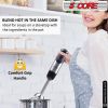 5 Core Handheld Blender, Electric Hand Blender 8-Speed 500W, Immerson Hand Held Blender Stick with Food Grade Stainless Steel Blades for Perfect for S