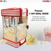 5 Core Popcorn Machine Popcorn Maker Machine used in Home Movie Theater Style Popcorn Popper 4 Oz Antique 300 Watts Big Grande Size - POP 850