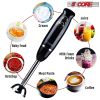 5 Core Handheld Blender, Electric Hand Blender 8-Speed 500W, Immersion Hand Held Blender Stick with Food Grade Stainless Steel Blades for Perfect for