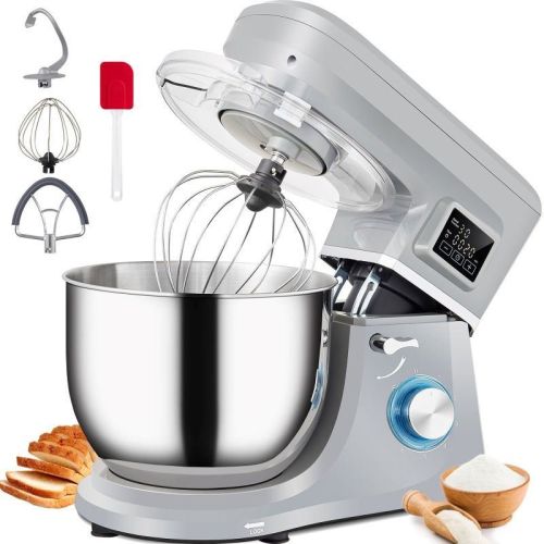 Smart Household 660W Stand Mixer 6-Speed Tilt-Head Dough Mixer W/ 3 Attachments Smart Household 660W Stand Mixer 6-Speed Tilt-Head Dough Mixer W/ 3 Attachments