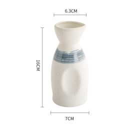 jaCreative Japanese Household Ceramic Baijiu Pot (Option: Succulent blue-Large)